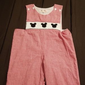 Boys' Mickey Mouse smocked long all